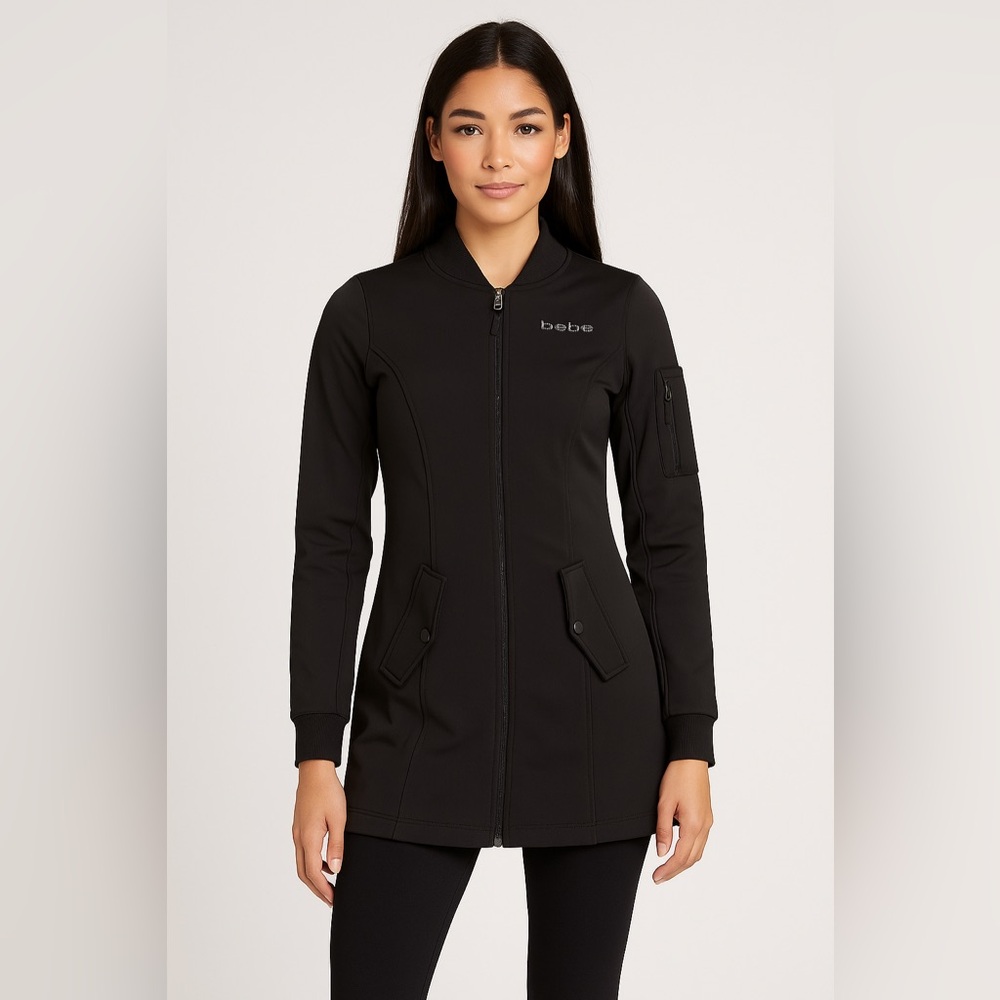 Bebe Women's Black Bomber Jacket